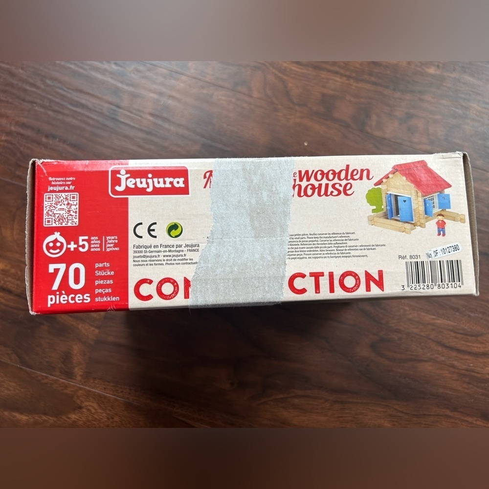 Jeujura J8031 69 Pieces The Wooden House Made In France - Picture 14 of 16